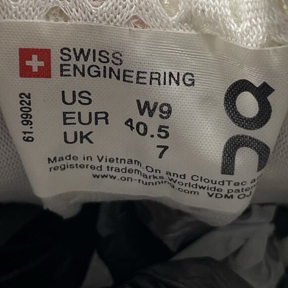 On Cloudmonster Running Shoes Womens Size 9 Glacier Gray Athletic Sneakers - Picture 8 of 11